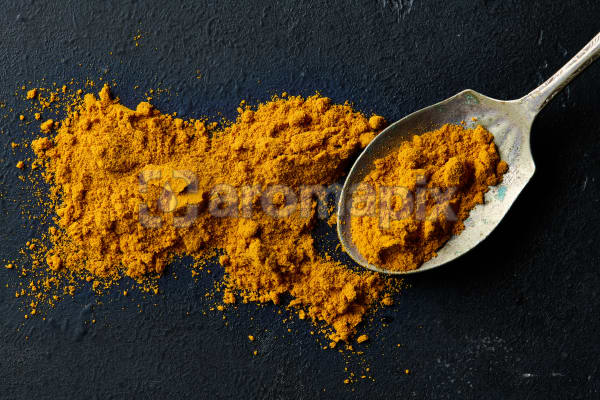 Tumeric Photography Ground Tumeric Detail Rustic Spoon Stock Photo ok36c3y72wyc